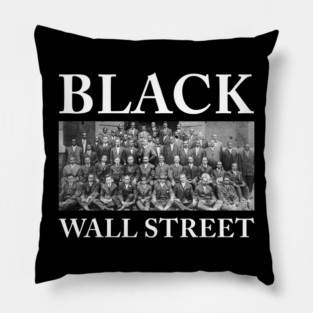 Black Wall Street, Black History Pillow