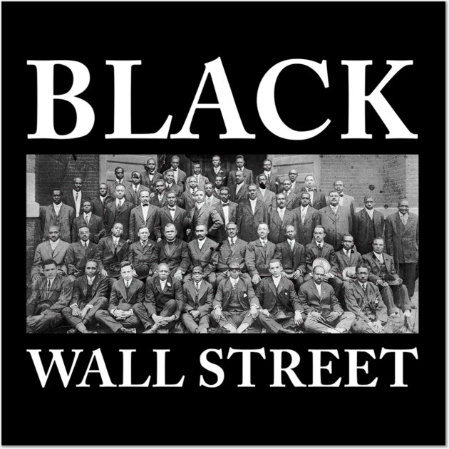 Black Wall Street, Black History Wall Art by UrbanLifeApparel