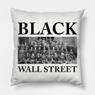 Black Wall Street, Black History Pillow