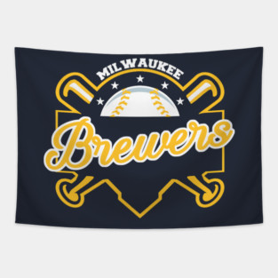 Brewers Baseball Tapestry