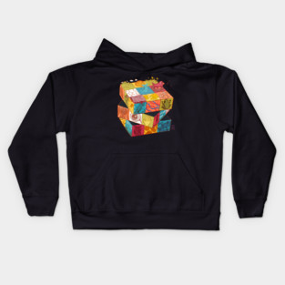 Biology Rubiks Cube Kids Hoodie