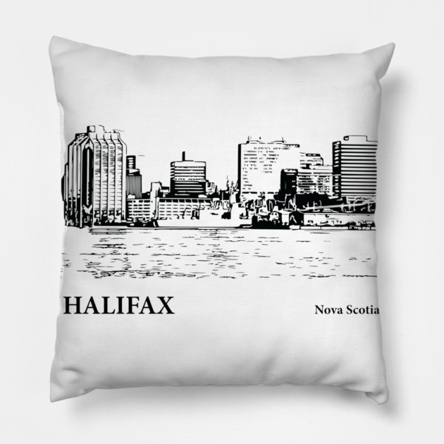 Halifax Nova Scotia Pillow by Lakeric