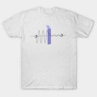 Quantum Tunneling Diagram - Physics Quantum Mechanics T-Shirt