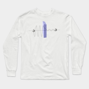Quantum Tunneling Diagram - Physics Quantum Mechanics Long Sleeve T-Shirt