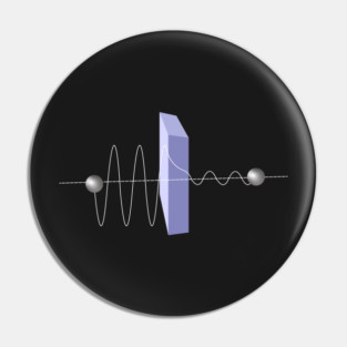 Quantum Tunneling Diagram - Physics Quantum Mechanics Pin