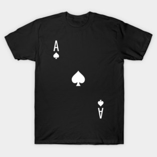 Ace of Spades - Playing Card Design T-Shirt