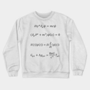 Theoretical Physics Equations Crewneck Sweatshirt