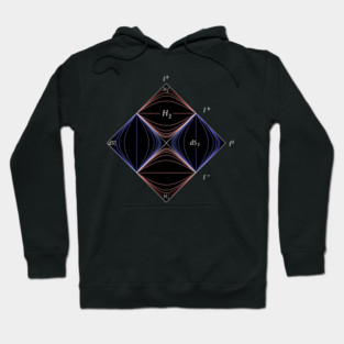 Penrose Diagram, general relativity Hoodie