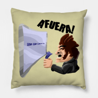 Javier Milei "AFUERA!" Meme Pillow