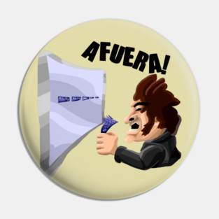 Javier Milei "AFUERA!" Meme Pin