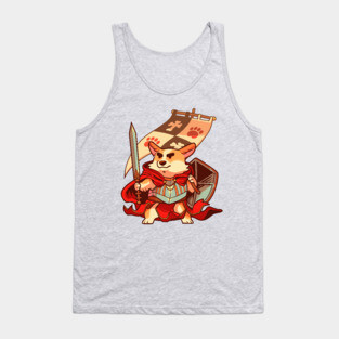 Warrior corgi Tank Top