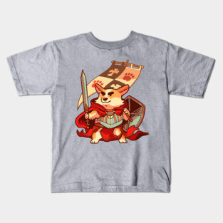 Warrior corgi Kids T-Shirt