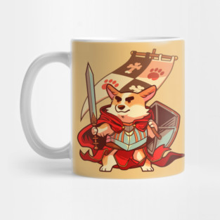 Warrior corgi Mug