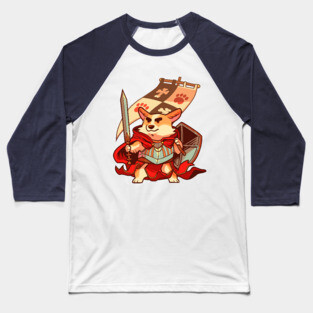 Warrior corgi Baseball T-Shirt