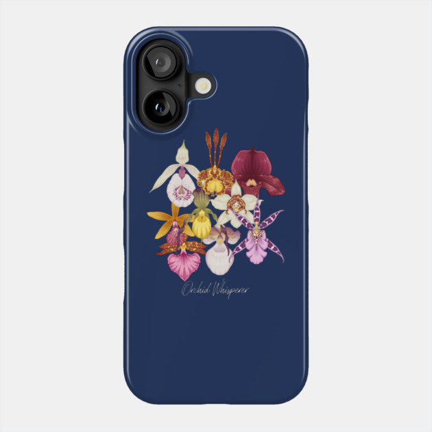 Vintage Orchid Whisperer Phone Case by HolidayBug