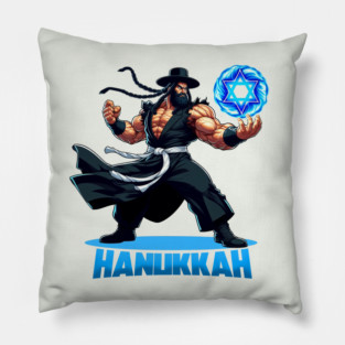 Rabbi Hanukkah Pillow