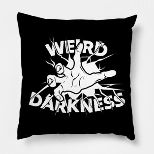 Weird Darkness Hand Reaching Forward Pillow