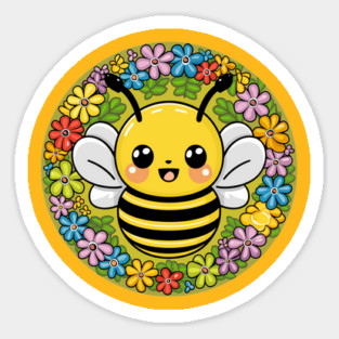 Honey Bee Children Picture Sticker