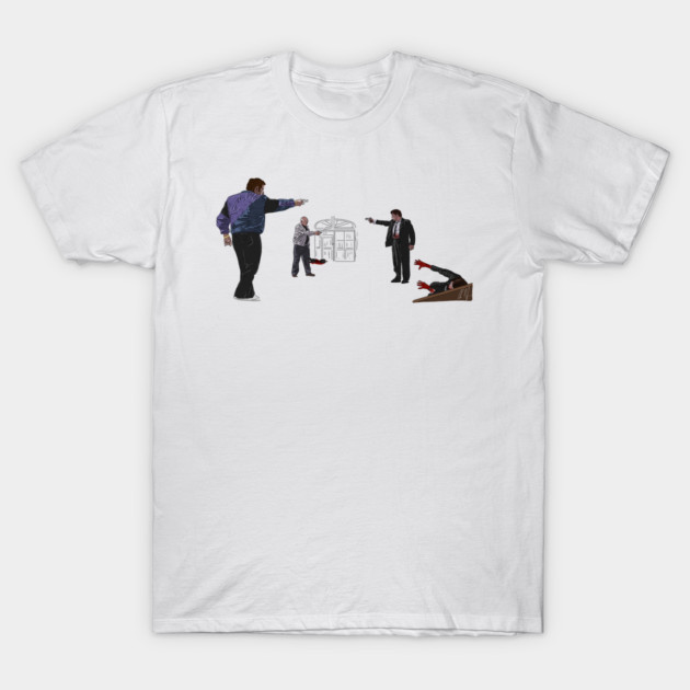 Reservoir Dogs: Mexican Stand-Off T-Shirt by 51Deesigns