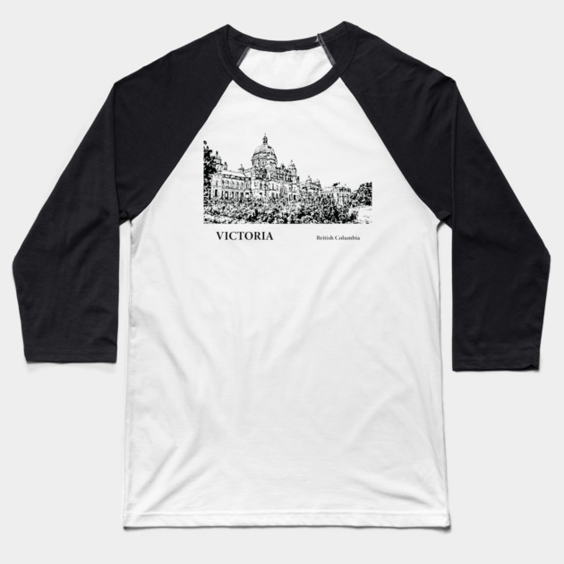 Victoria British Columbia Baseball T-Shirt by Lakeric
