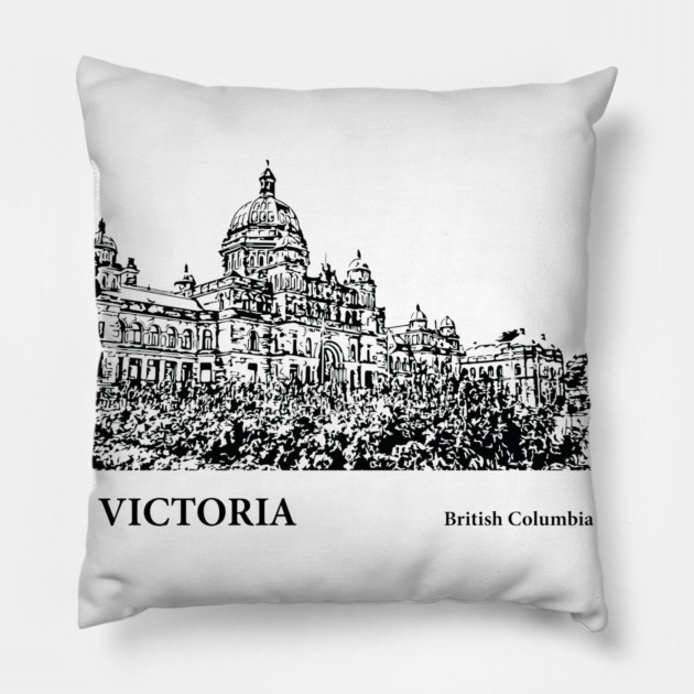 Victoria British Columbia Pillow by Lakeric