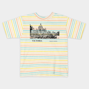 Victoria British Columbia Kids T-Shirt