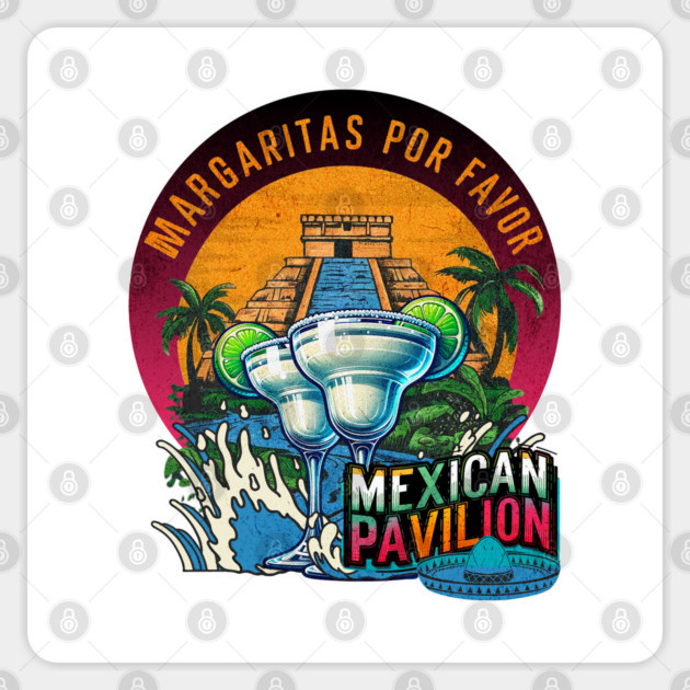 Drinking Margaritas in Mexico around the World Showcase Sticker by Joaddo