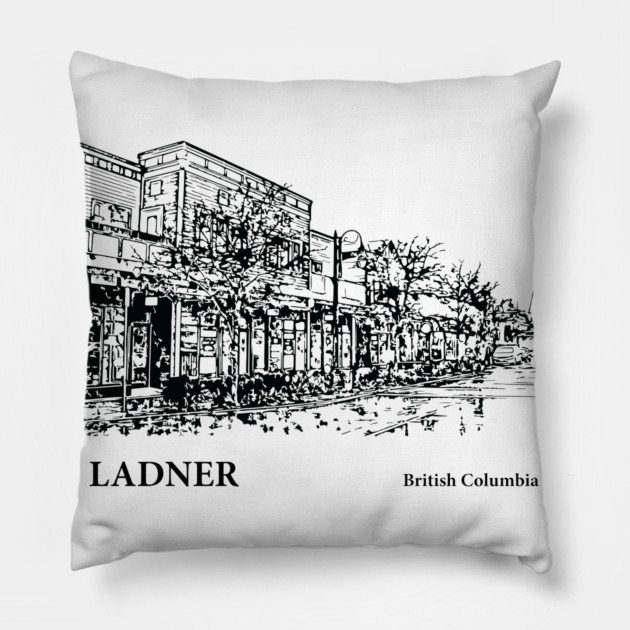 Ladner British Columbia Pillow by Lakeric