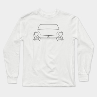 Sunbeam Alpine Series classic car outline graphic (black) Long Sleeve T-Shirt