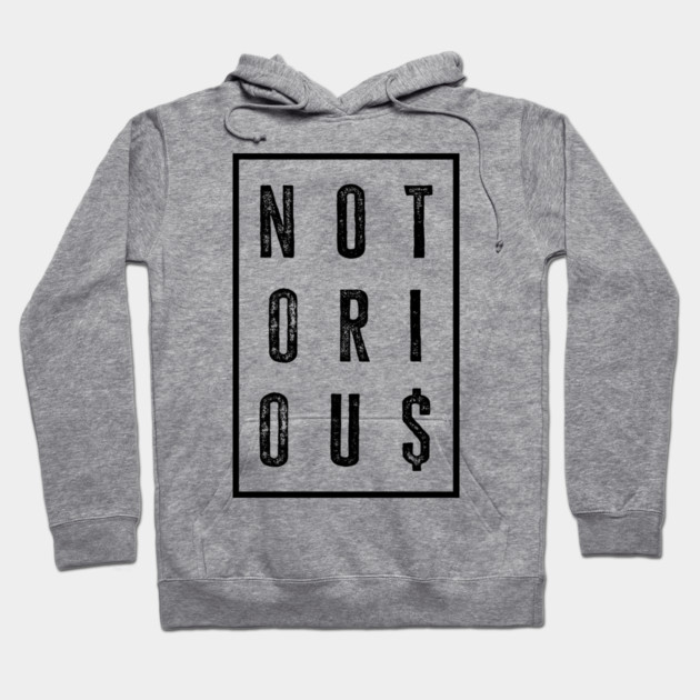 Old School Hip Hop, Rap, Notorious Hoodie by UrbanLifeApparel