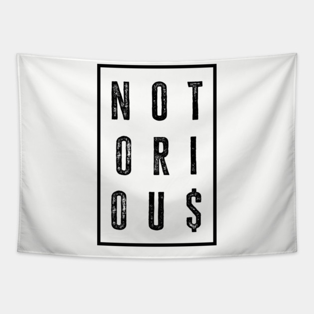 Old School Hip Hop, Rap, Notorious Tapestry by UrbanLifeApparel