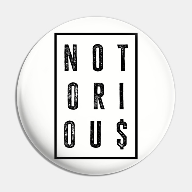 Old School Hip Hop, Rap, Notorious Pin by UrbanLifeApparel
