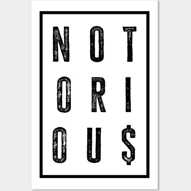 Old School Hip Hop, Rap, Notorious Wall Art by UrbanLifeApparel