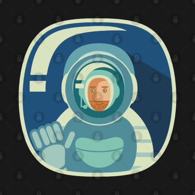 astronaut in space station by Urbanprint