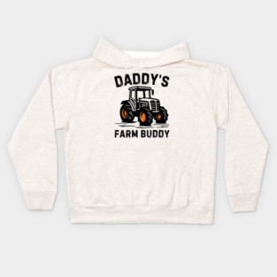 Daddy's Farm Buddy Kids Hoodie