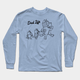 Bluey Dad Life Long Sleeve T-Shirt