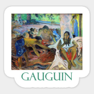 Fisherwomen of Tahiti by Paul Gauguin Sticker