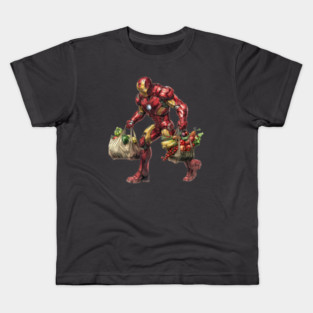 IRONMAN FROM THE MARKET Kids T-Shirt