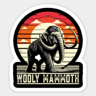 Woolly Mammoth Sticker
