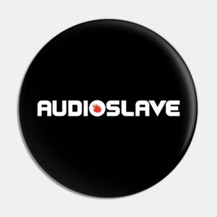 Audioslave Band Logo White Pin