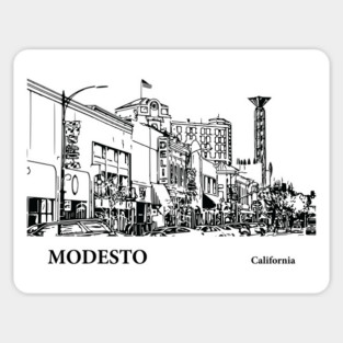 Modesto California Sticker