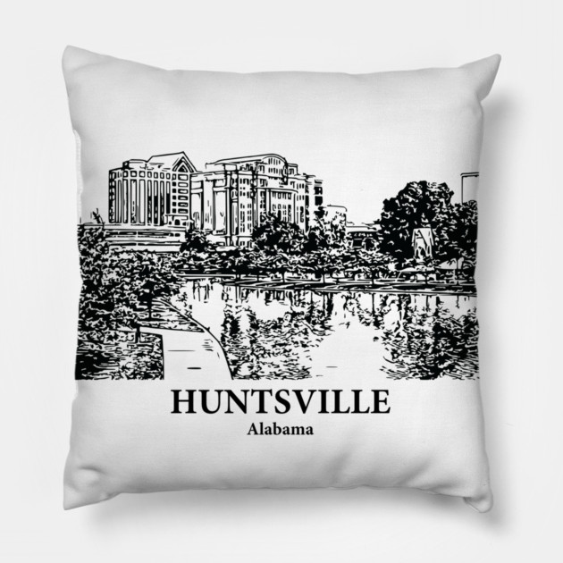 Huntsville - Alabama Pillow by Lakeric