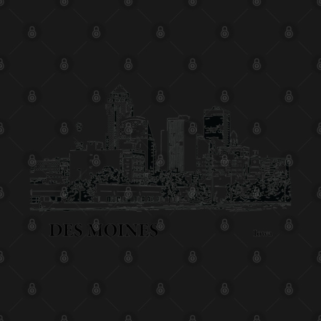 Des Moines Iowa by Lakeric