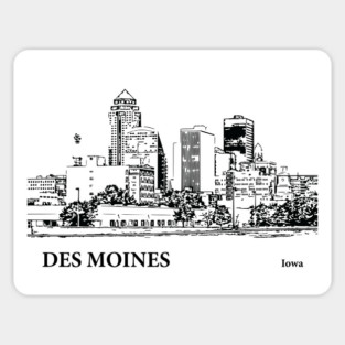 Des Moines Iowa Magnet