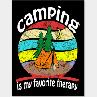 camping Posters and Art