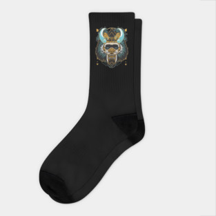 Sacred Bison Head Socks