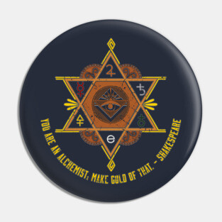 Nerdy tee - Alchemy Pin