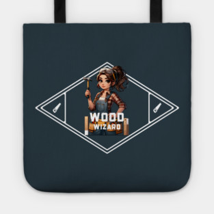 Wood Wizard Carpenter Tote