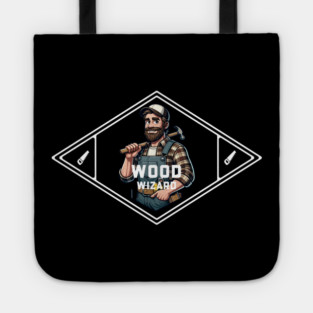Wood Wizard Carpenter Design Tote