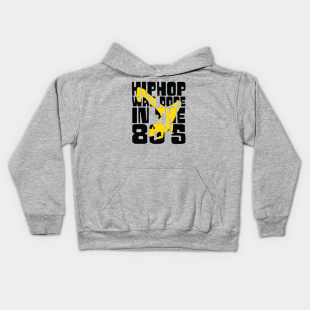 Hip Hop was Dope in the 80s Kids Hoodie by UrbanLifeApparel